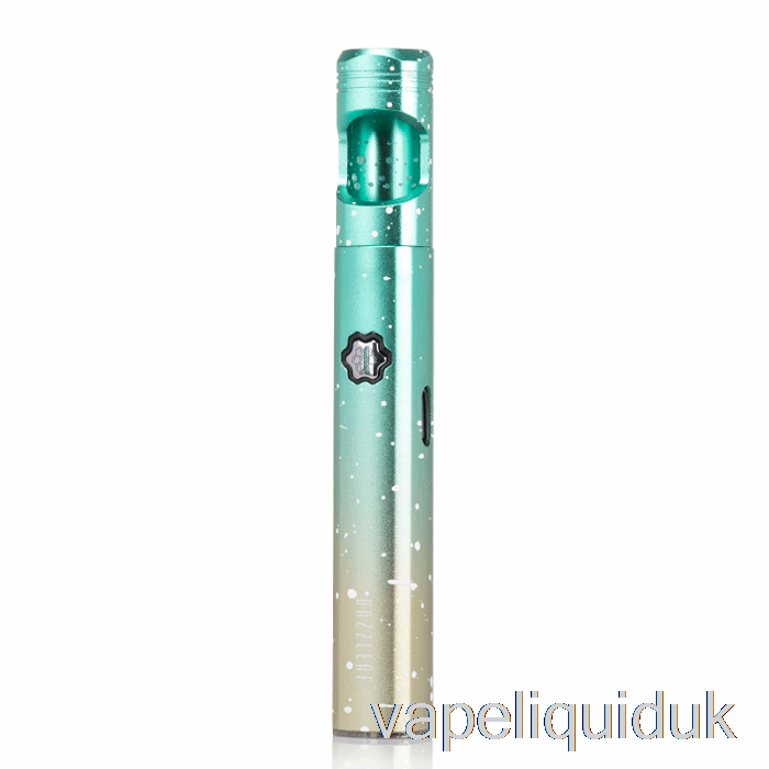Dazzleaf HANDii VV 510 Thread Battery Gold / Green Splatter Vape Juice